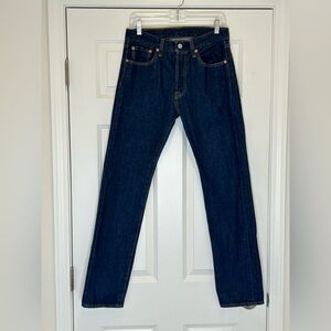 Levi’s Button Fly 501 Classic Blue Denim Jeans Men's Size 29 x 32
